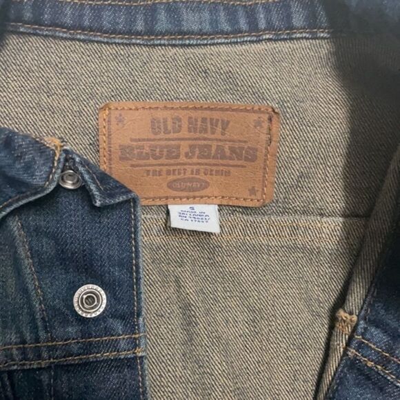 OLD NAVY Denim 3/4 sleeves Cropped jean jacket - Picture 3 of 3